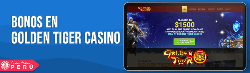 golden tiger casino bonus