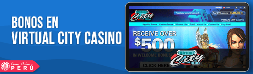 virtual city casino bonus