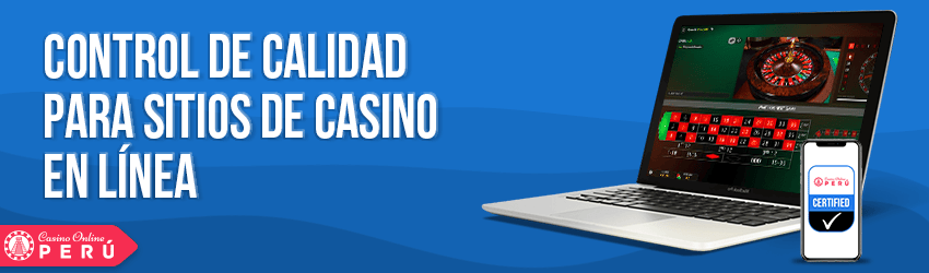 Control de calidad para sitios de casino en línea